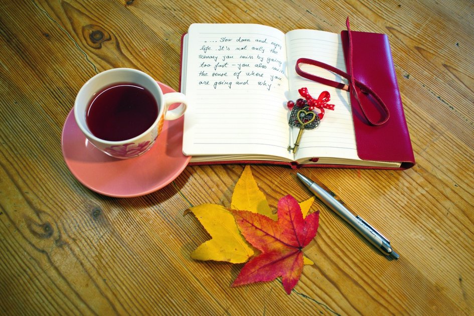 Image d'une femme en train d'écrire dans un journal, symbolisant le partage d'expériences personnelles à travers un blog